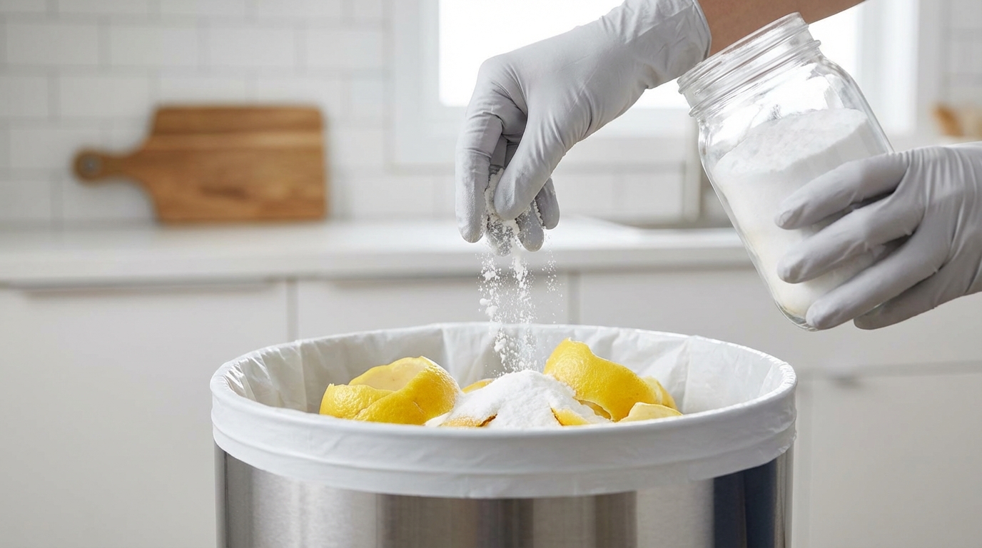 découvrez comment éliminer rapidement les mauvaises odeurs et les moucherons de votre poubelle de cuisine grâce à un mélange simple à base d'un produit courant du placard. astuce efficace en quelques heures !