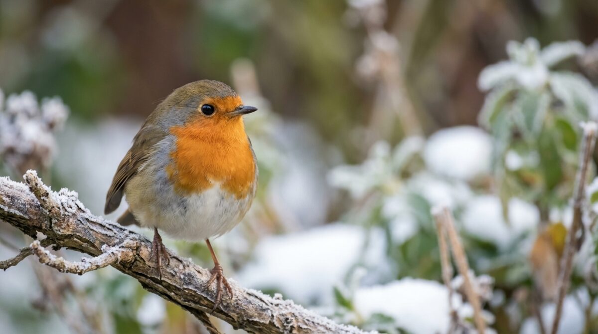 découvrez le secret simple pour attirer chaque jour des rouges-gorges dans votre jardin cet hiver grâce à un aliment qu'ils adorent.