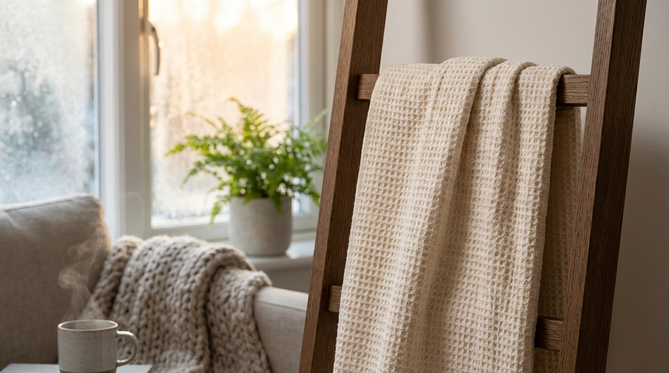 découvrez une astuce efficace pour sécher vos serviettes en hiver sans utiliser de sèche-linge ni de ventilateur, et éviter ainsi les mauvaises odeurs d'humidité.