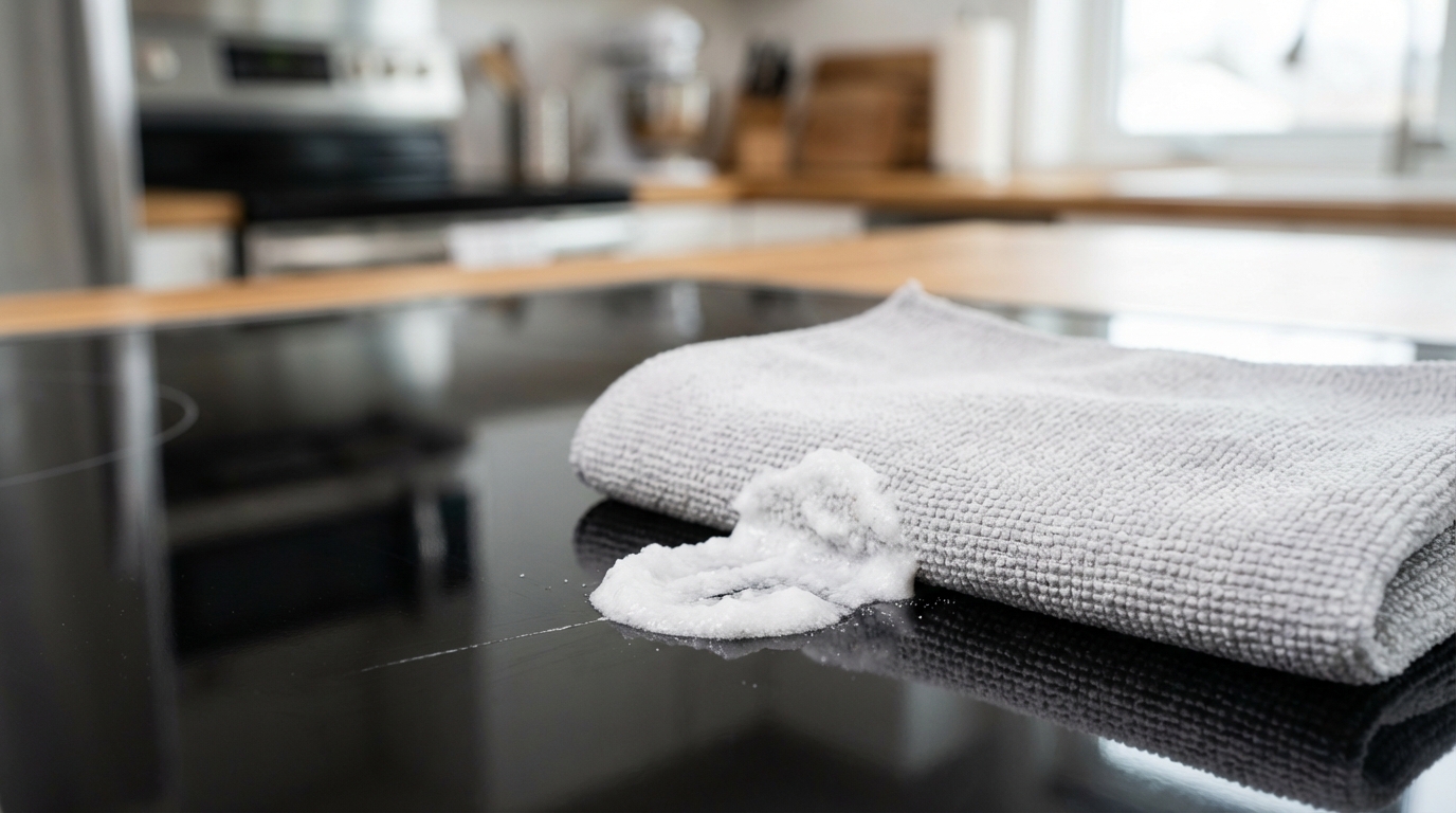 découvrez un mélange maison efficace pour nettoyer votre plaque vitrocéramique rayée en seulement 5 minutes, sans dépenser un centime. essayez cette astuce simple et rapide pour retrouver une surface comme neuve.